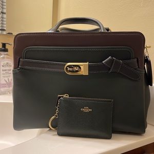 Coach Tate Carryall 29 purse & wallet set